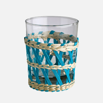 Reed Glass Tumblers – Set of 6 Multicolour