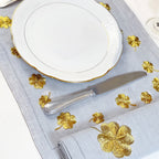 Golden Clover Placemat - (Set Of 4 Pcs)  Pearl