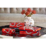 Large Eden Lacquer Box – Orange Decorative Storage