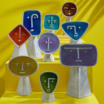 Les Amis Le Furieux Vase – Stoneware & Glass Accent