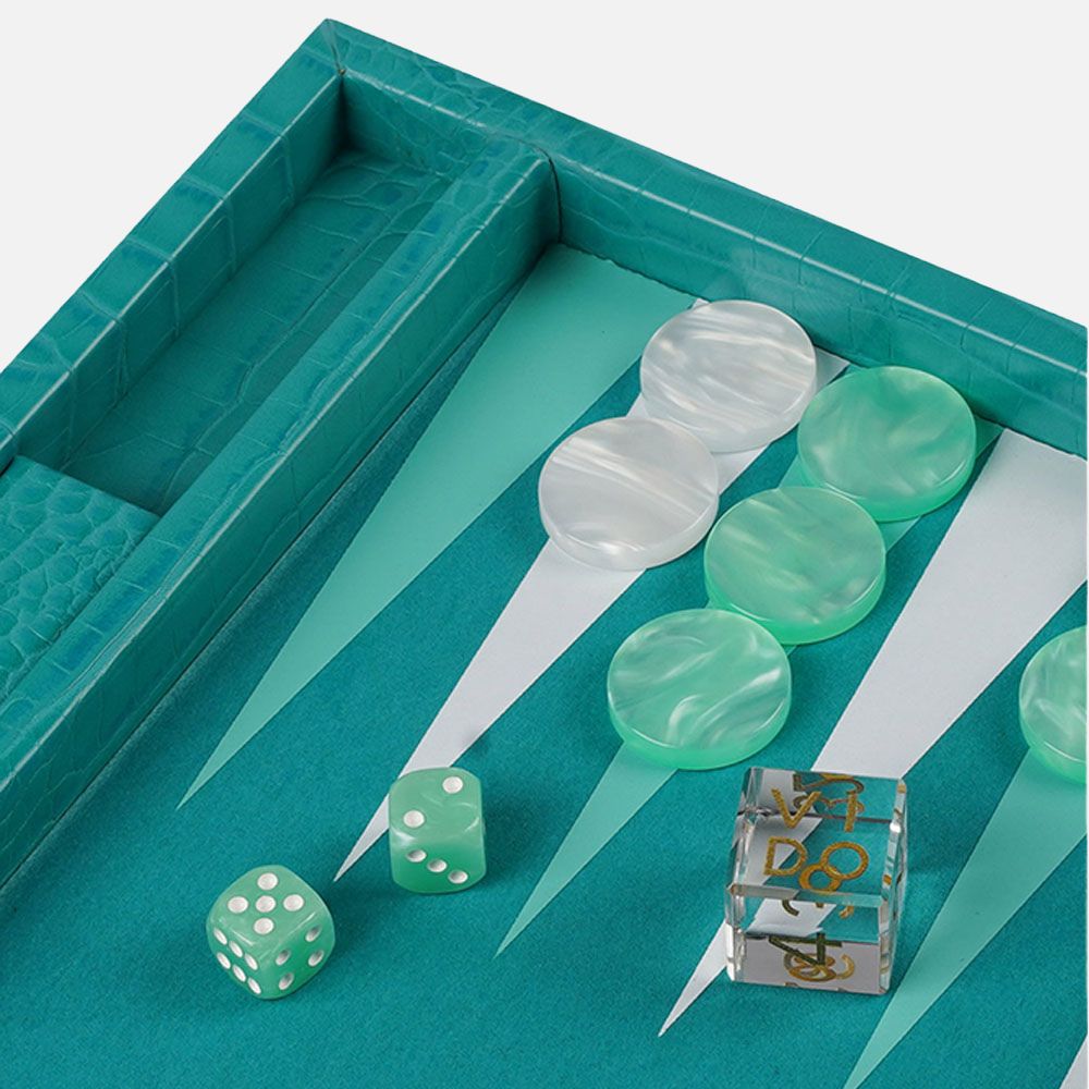 Sapphire Snake Large Backgammon