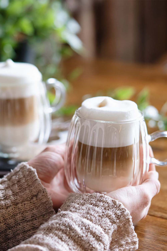 مجموعة من 2 كوب بمقبض توليب، 250 مل