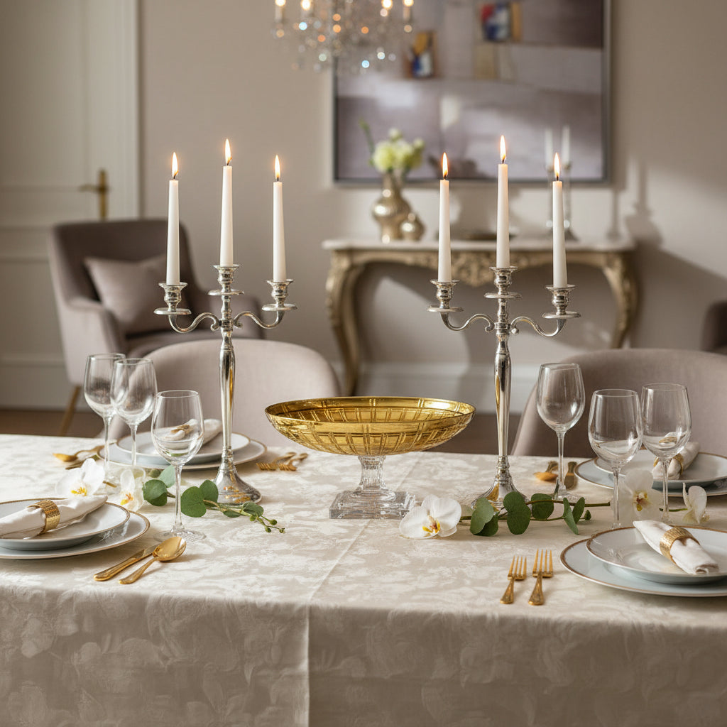 Susan Gold Acrylic Centerpiece Bowl – Decorative Dish