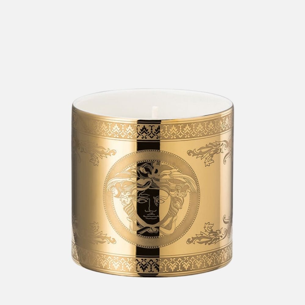 Versace Golden Medusa Table Light with Scented Candle (720g)
