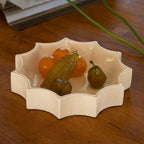 Tasca Large Ceramic Change Tray in Cream White