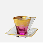 Rainbow Fusion Tea Cup & Saucer, Set of 6