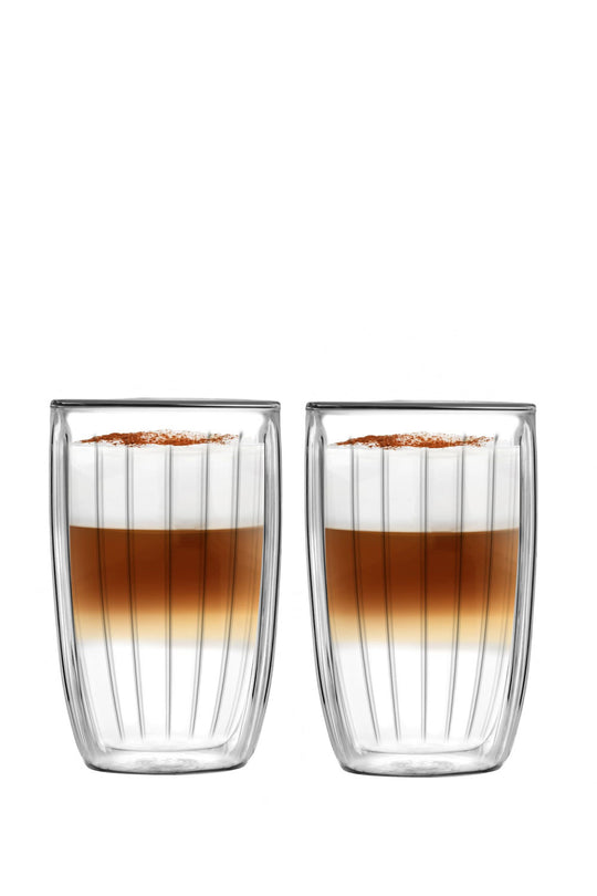 Tulip Double Wall Glasses, 350ml, Set of 2
