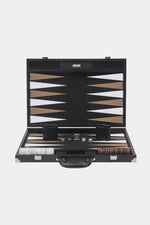 Jet Black Lizard Large Backgammon
