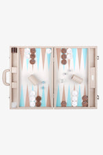 Sand Beige Lizard Large Backgammon