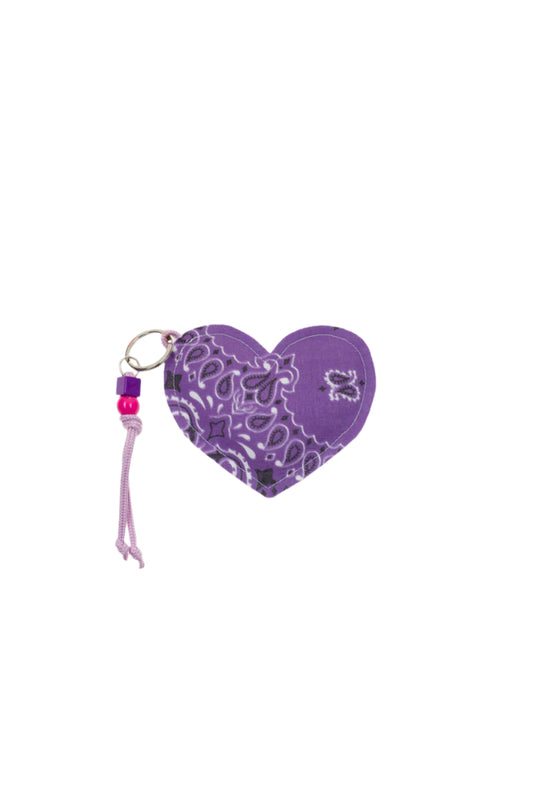 Call It Porte-Clés - Coeur Lilas/Mint Key Ring