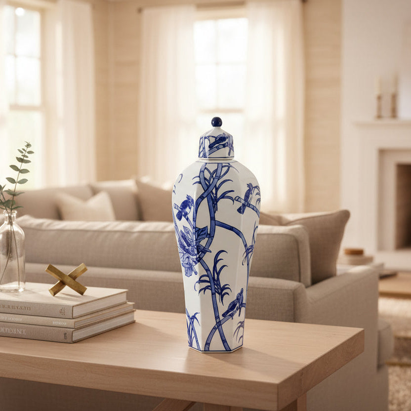 Vase Chinoiserie Bamboo