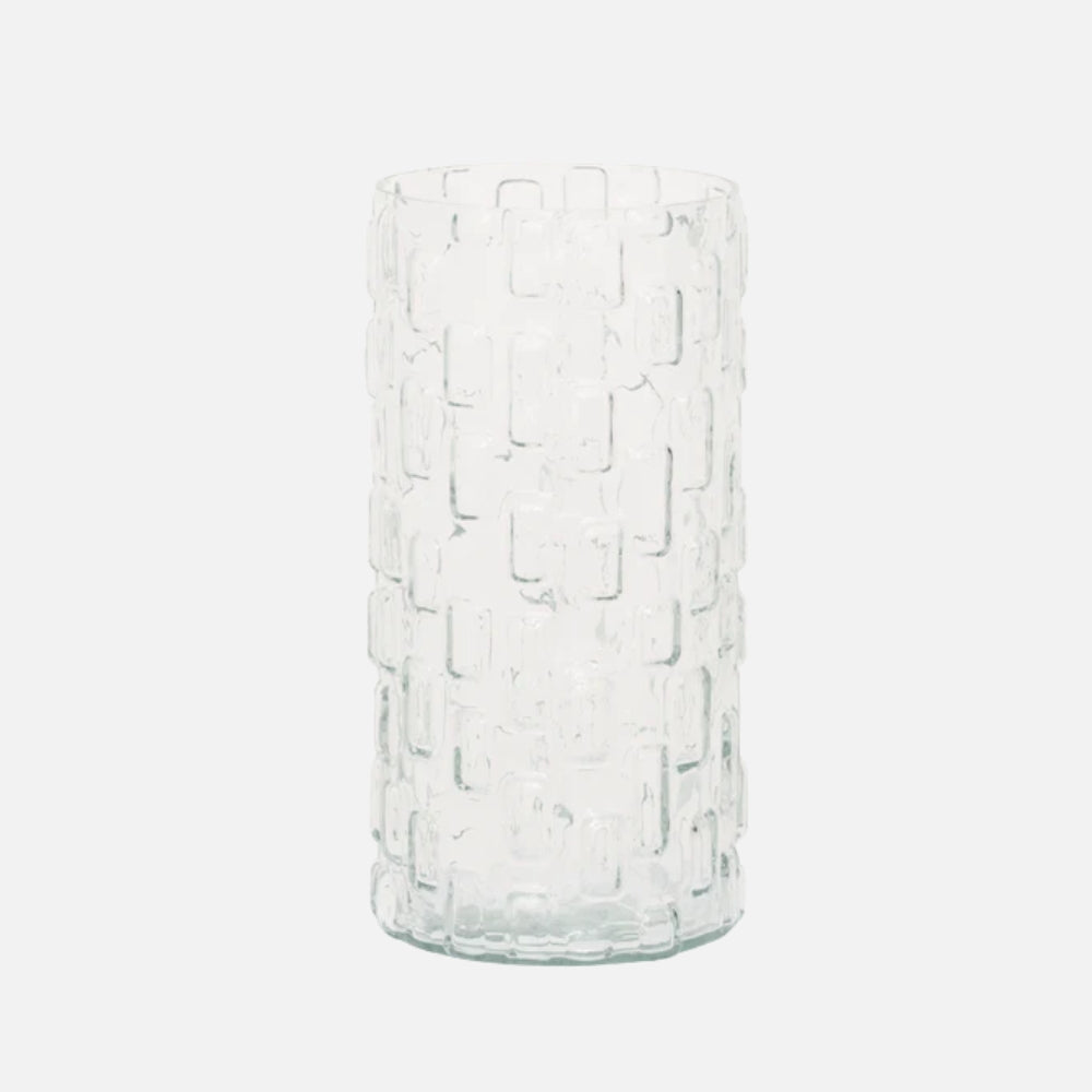 Esa Handmade Recycled Glass Vase – Transparent