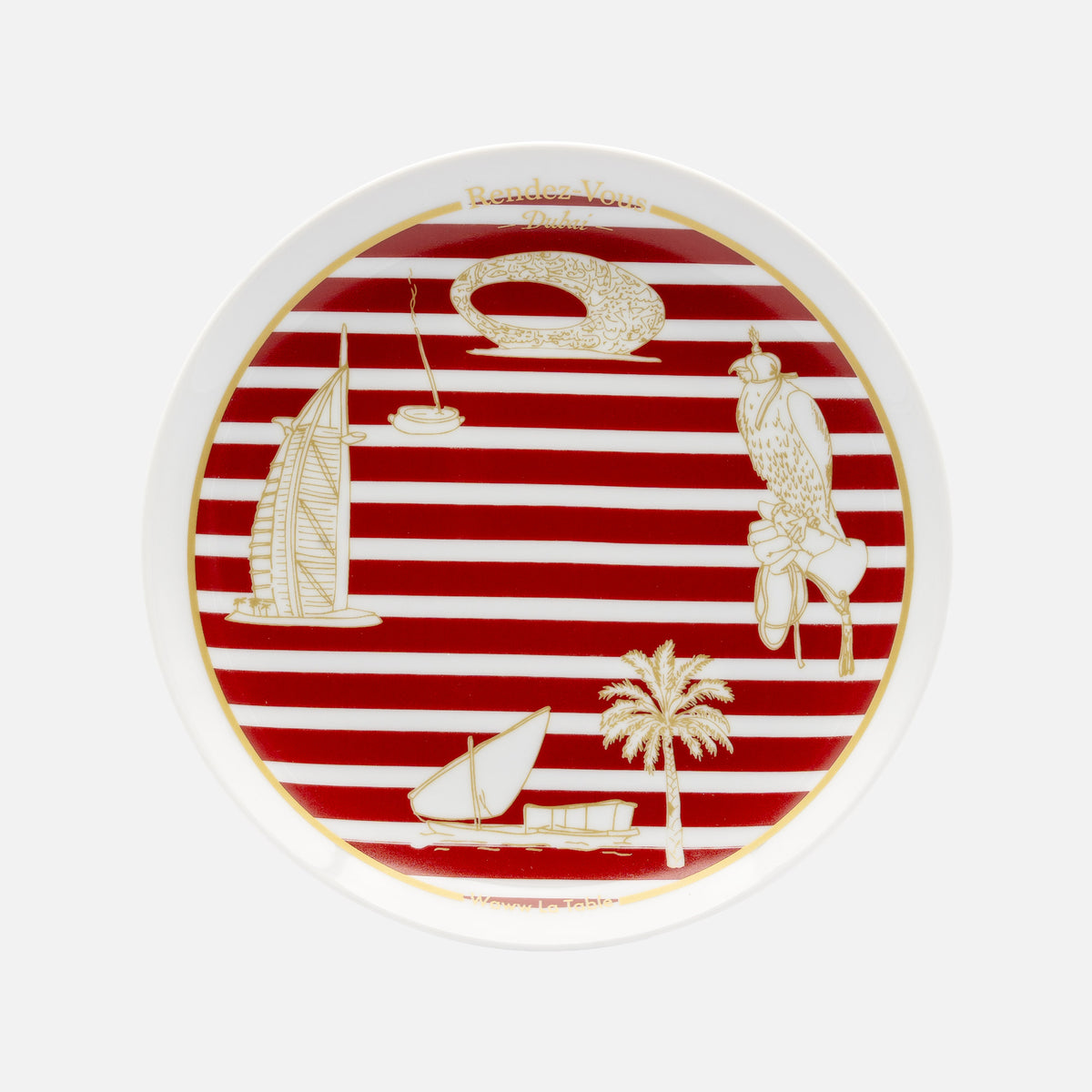 Dubai Salad Plates, Box of 4 (Ø 21cm)
