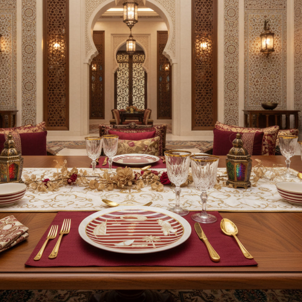 Dubai Salad Plate Box of 4 (21cm)