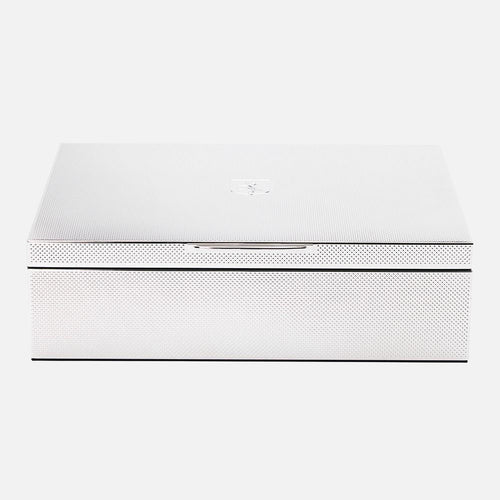 Silver Large Watch Jewellery and Legacy Box