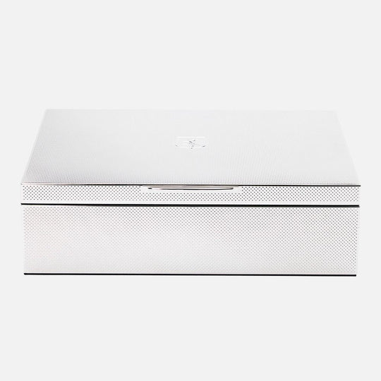 Silver Large Watch Jewellery and Legacy Box