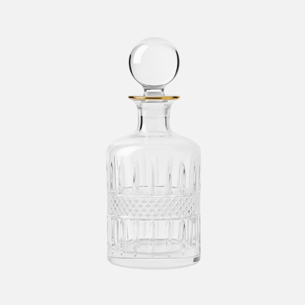 ديكانتر دائري بحافة ذهبية - إصدار احتفالي وإهداء