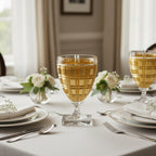 Winston Gold Acrylic Wine Glass