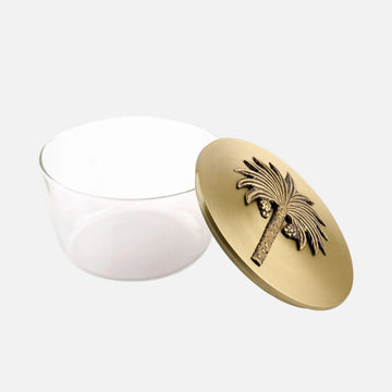 برطمان حلوى - بنقشة نخلة بارزة (صغير)