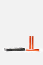 Luna Tube Glass Vase With Preserved Flower Arrangement