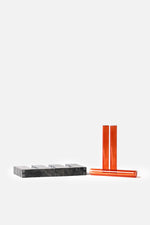 Luna Tube Glass Vase With Preserved Flower Arrangement