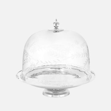 Hermitage Cake Stand with Dome, Dia 31cm