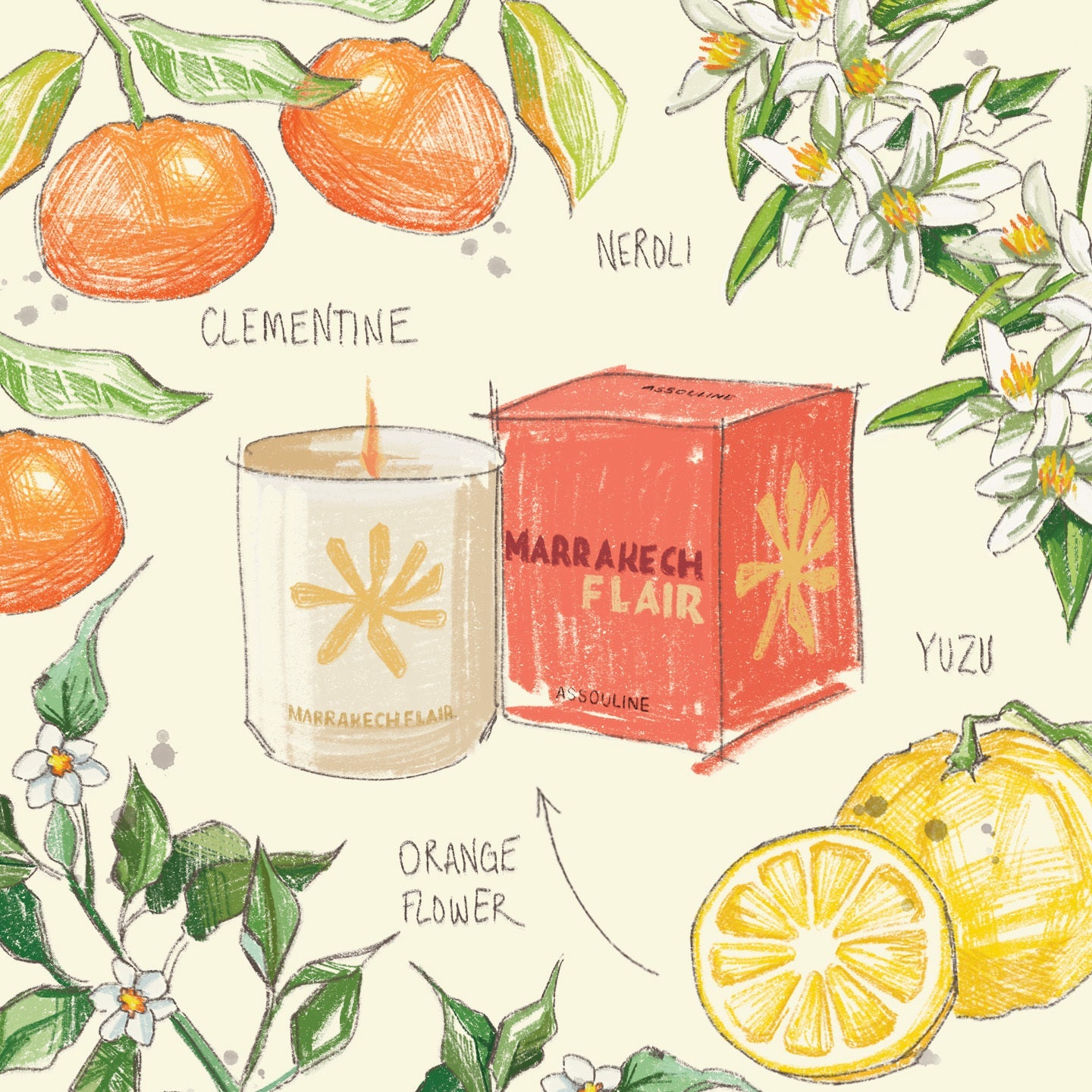 Marrakech Flair Travel From Home Candle (319 gm)