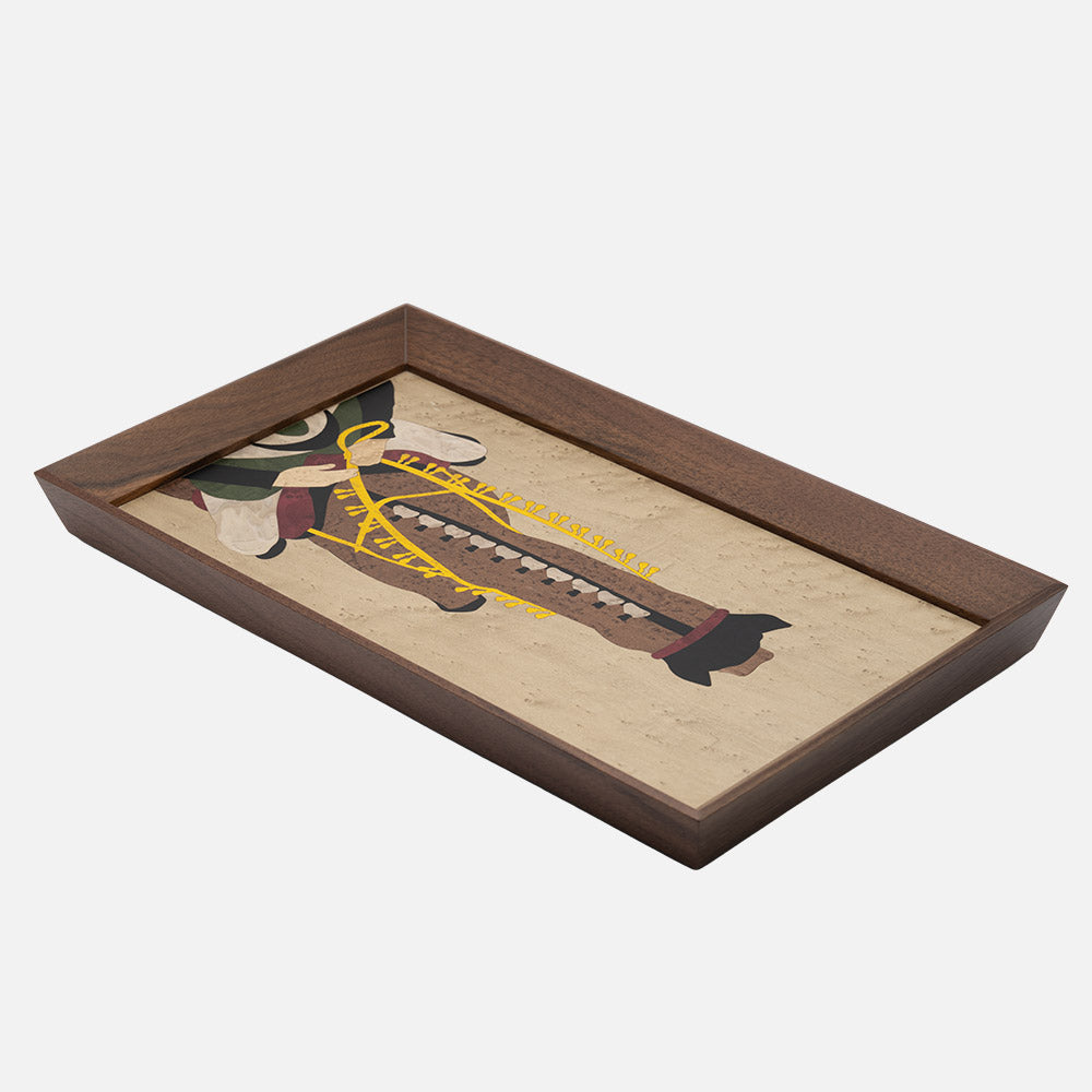 Faras Horse Mane Serving Tray, 44.5x25.6 cm
