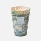 Baobab Collection Leaves Marius 7-wick scented candle in mouth-blown glass, 6.5kg, front view