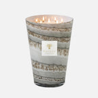 Baobab Collection Sand Atacama 7-wick scented candle in mouth-blown glass, 6.5kg, front view