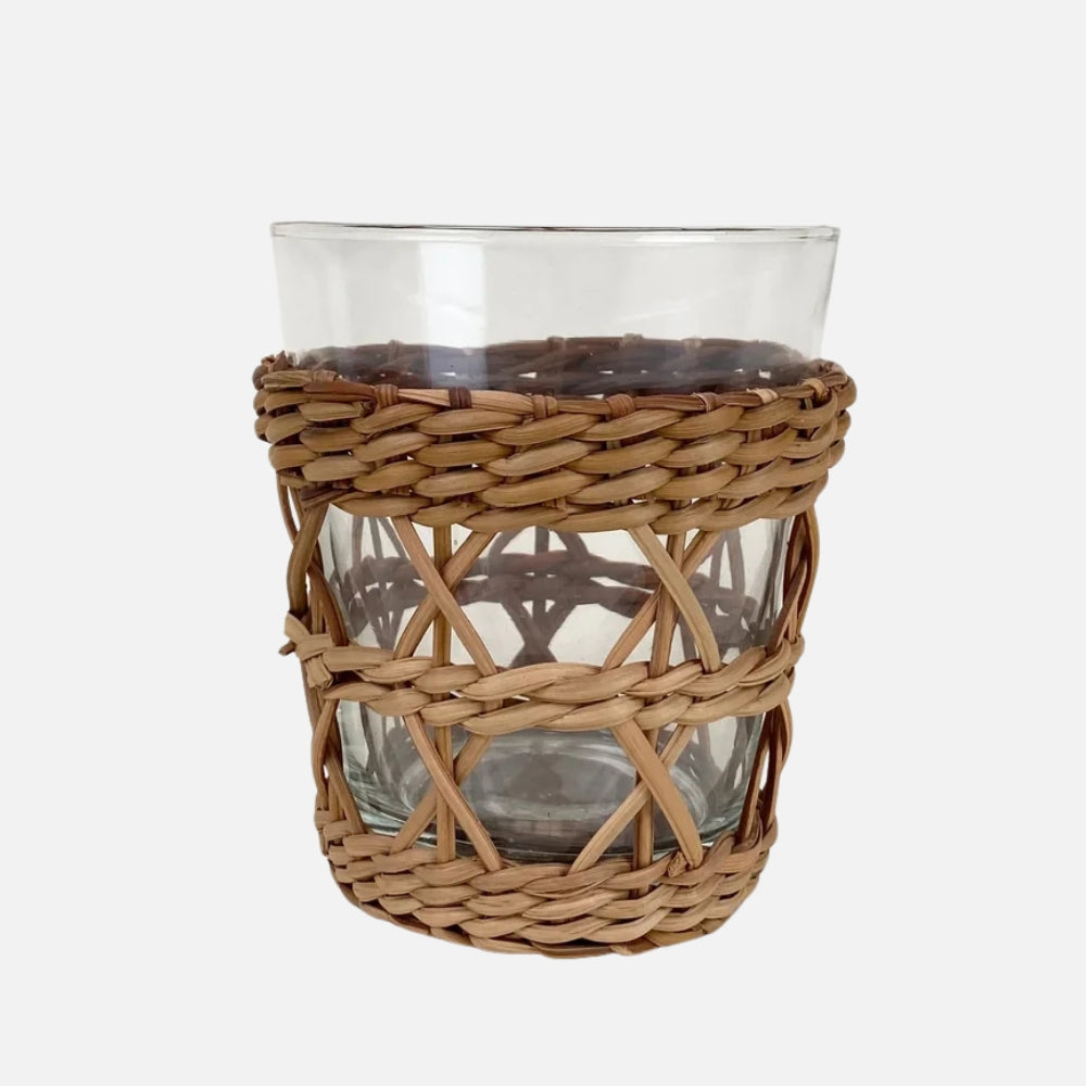Seagrass Rattan Wide Cage Tumbler