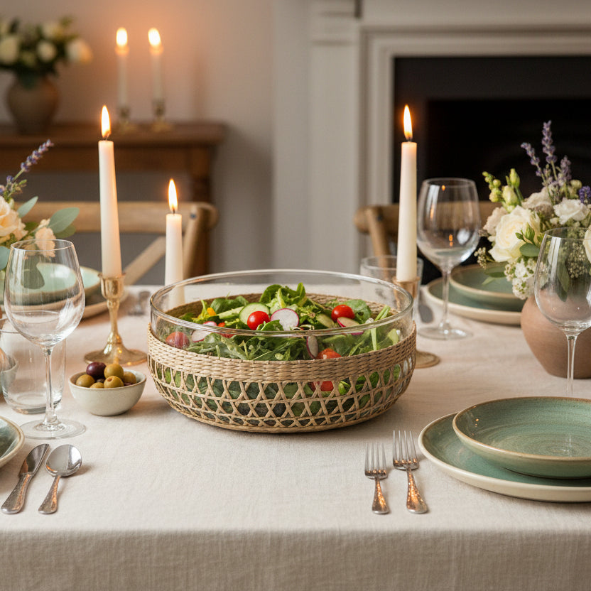 Seagrass Cage Extra Large Bowl – Handwoven