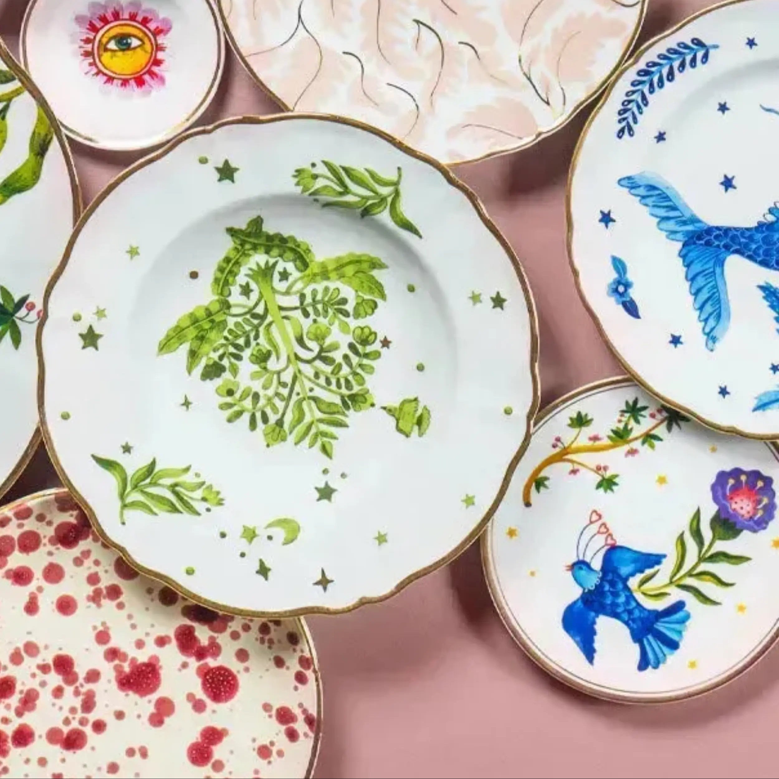 Plate Little Bird ( Dessert Plate Ø 15 cm )