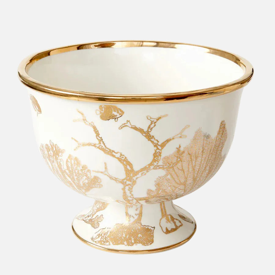 Botanist Coral Centerpiece Bowl, D28cm