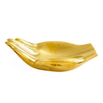 Brass Hand Bowl – Polished Sculptural Catchall