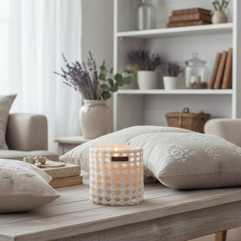 3-wick Macaron M Fig Scented Candle, 12cm