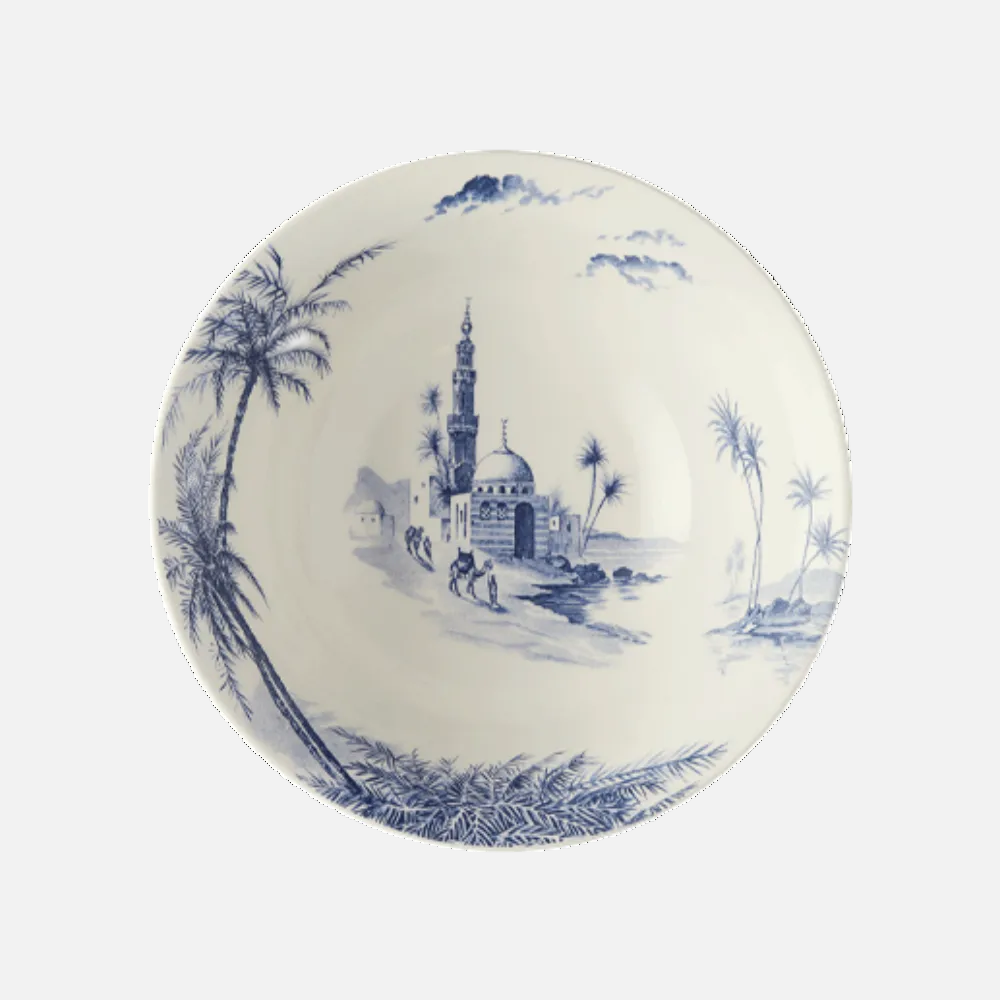 مجموعة من 4 أوعية أمريكية - أزرق غير متطابق