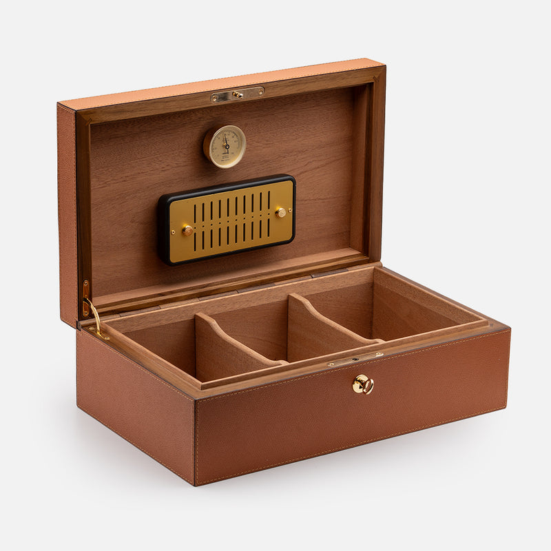 Santiago Cigar Humidor, Siena, 37cm