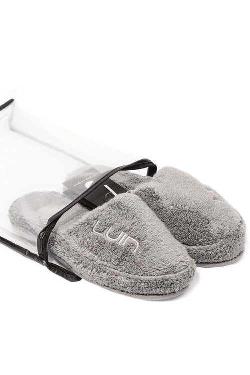 Cosy Bath Slippers XS (34-36) Granite