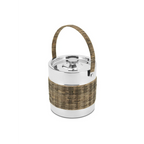 Abhika Hermiwicker Ice Bucket – Silver