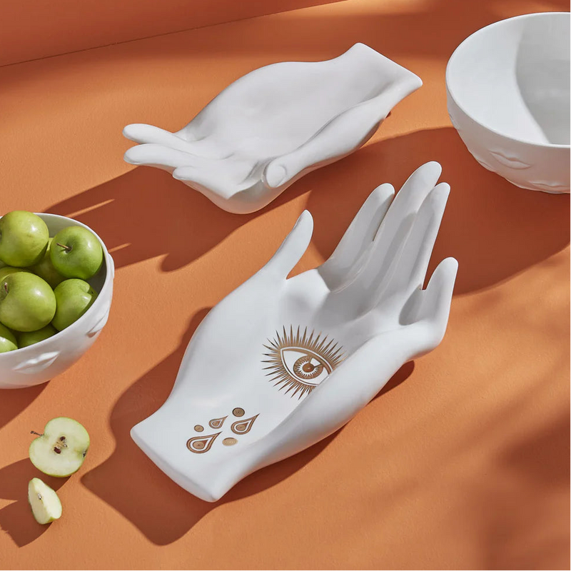 Guilded Eve Fruit Bowl, 46cm
