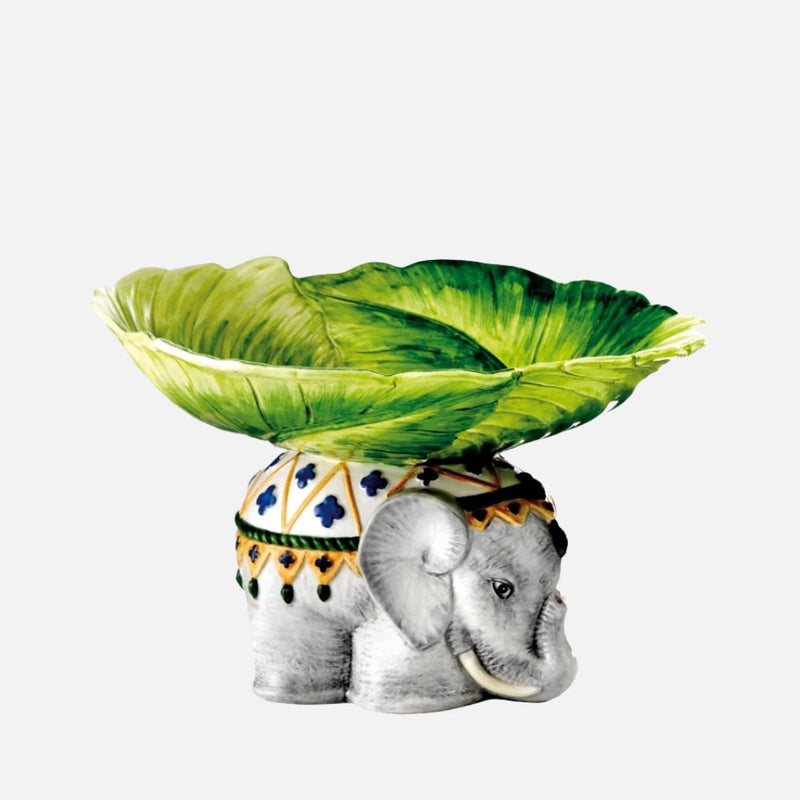 Elephant Hand painted Fruit Bowl