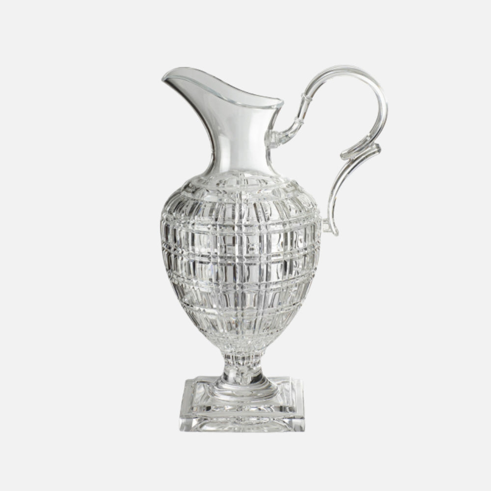 Mario Luca Giusti Imperial Jug, Clear, 1.5L in synthetic crystal, front view