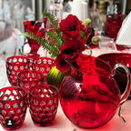 Mario Luca Giusti Palla Jug, Red, 3L in synthetic crystal, alternative angle (3)