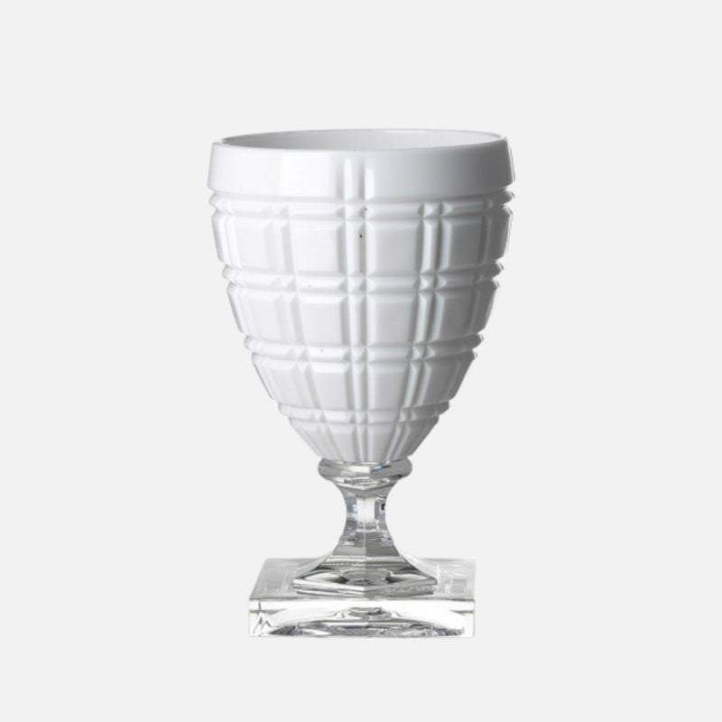 Winston Acrylic Wine Glass, White