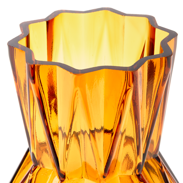 Glass Folds Vase - S