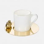 أكواب إسبريسو ثلاثية الأبعاد على شكل رمان (مجموعة من 6 أكواب)