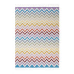 Plaid Watamu 130x190cm in wool blend zig zag