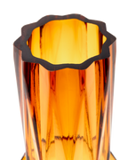 Glass Folds Vase Large - Ochre