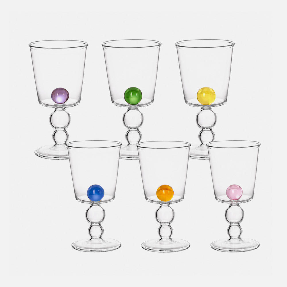 Mabouls Glasses, 3 Boules, Box of 6